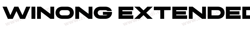 Winong Extended字体转换